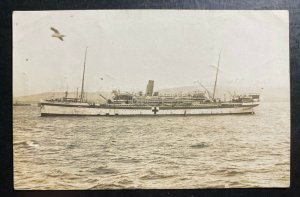 Mint England Real Picture Postcard RPPC Hospital Ship