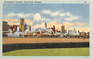 Buckingham Fountain, Grant Park Chicago, Illinois, USA Fountain Unused 