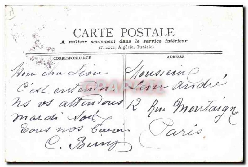 Postcard Former Bank of France Paris