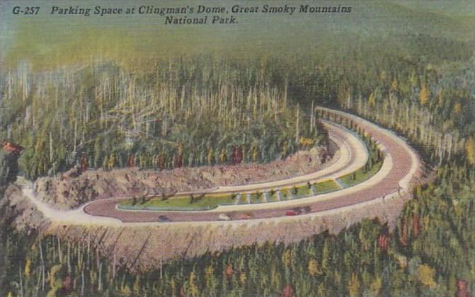 Great Smoky Mountains National Park Parking Space At Clingman's Dome