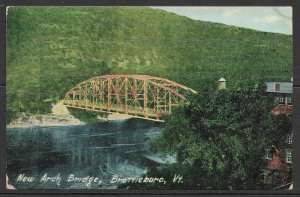 Vermont, Brattleboro - New Arch Bridge - [VT-070]