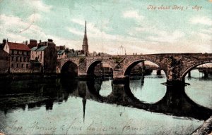 Scotland Ayr The Auld Bridge 1906