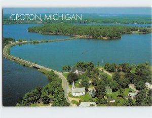 Postcard Croton, Michigan