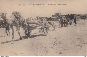 DJIBOUTI, 1900-10s; Chariots indigenes