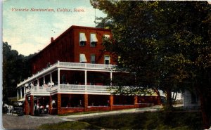 1910s Victoria Sanitarium Colfax Iowa Postcard