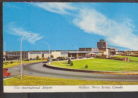 International Airport Halifax Nova Scotia  Postcard BIN