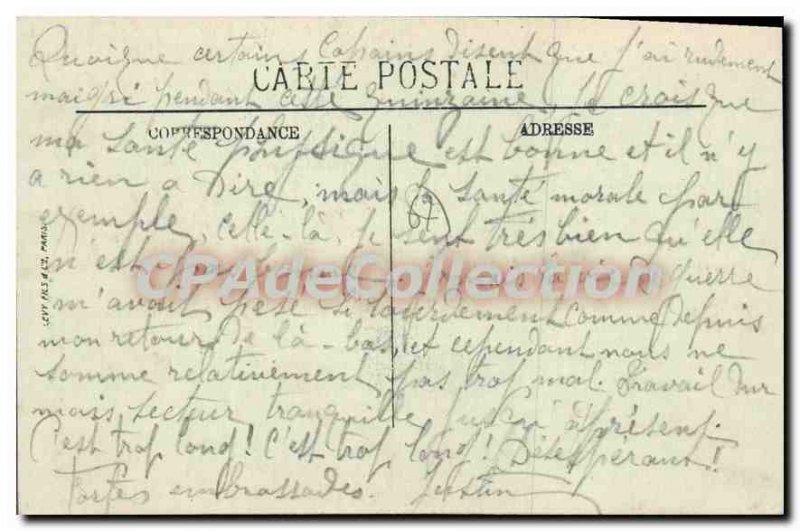 Postcard Old Alsatian type