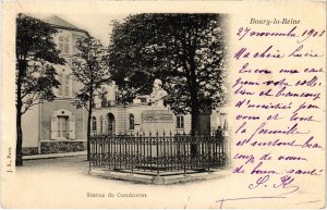 CPA Bourg la Reine Statue de Condorcet (1314727)