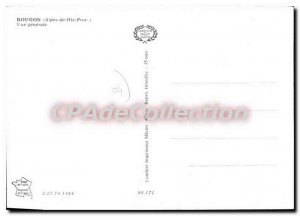 Postcard Old Bougon Alpes de Haute Provence general view