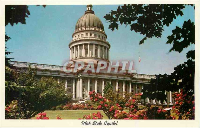 Postcard Modern Utah State Capitol in Salt Lake City Utah