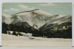 Mount Washington in Winter 1906 udb Postcard F12