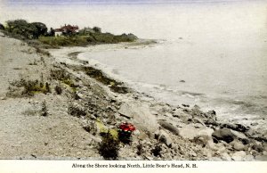 NH - Hampton, Little Boar's Head. Looking North along the Shore