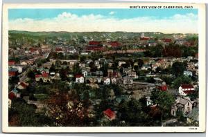 Aerial View of Cambridge, Ohio c1934 Vintage Postcard M10