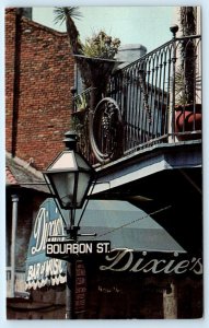 NEW ORLEANS, Louisiana LA ~ Bourbon Street DIXIE'S Dixieland Jazz Club  Postcard