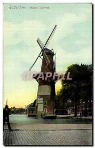 Old Postcard Rotterdam Molen Coolvest