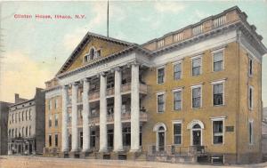 Ithaca New York~Clinton House-Greek Revival style Bldg~Currently a Theatre~1910