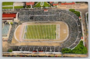 Grant Field Stadium Georgia School Of Technology Atlanta GA Postcard O24