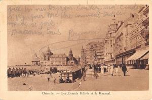 B98338 ostende les grands hotels et le kursaal belgium