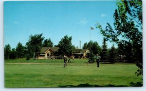 SUPERIOR, Wisconsin WI ~ Club House NEMADJI GOLF COURSE Caddy c1960s Postcard