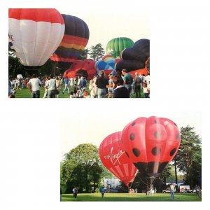 Balloons over Basingstoke at Down Grange 1989 Hampshire Borders Festival