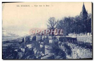 Postcard Old Embrun View Roc