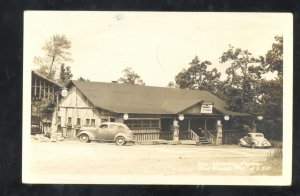 RPPC RED HOUSE MARYLAND CHIMNEY CORNER STORE OLD CARS REAL PHOTO POSTCARD