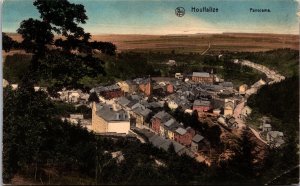 Belgium Houffalize Panorama Vintage Postcard C021