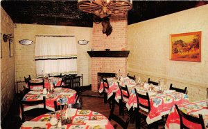 Washington DC 1950-60s Postcard Tally-Ho Restaurant Interior