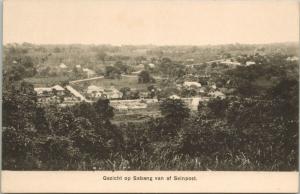 Sabang Indonesia 'Gezicht op Sabang van at Seinpost' Unused Vintage Postcard E20