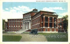 Butler County Memorial Hospital - Pennsylvania PA  