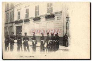 Old Postcard Justice Fort Chabrol Paris Police