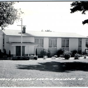 c1950s Elkader, IA RPPC Bethany Lutheran Church Real Photo Postcard Chapel A102