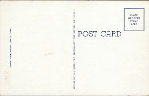 postcard TX - Temple High School