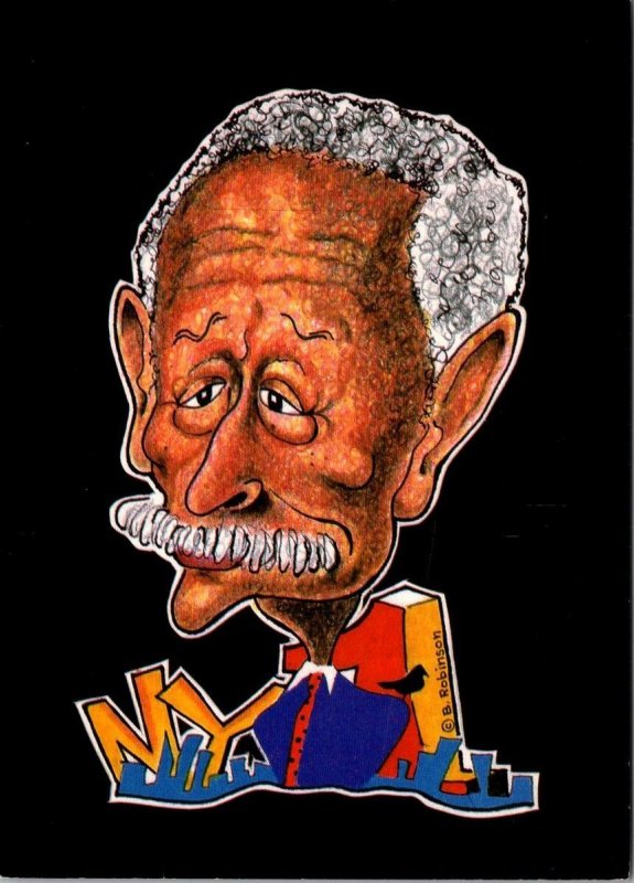 David Dawkins 1st Black Mayor Of  Atlanta Black Caricature By Barry Robinson