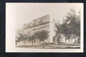 RPPC RAPID CITY SOUTH DAKOTA SD COURT HOUSE VINTAGE REAL PHOTO POSTCARD