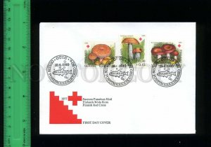 228893 FINLAND 1980 mushrooms Red Cross FDC