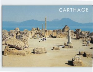 Postcard Baths of Antoninus, Carthage, Tunisia