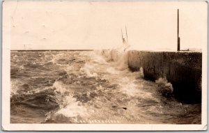 1910's Mar Borrascosa Vera Cruz Mexico Real Photo RPPC Posted Postcard