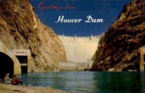 Greetings from HOOVER DAM in Hoover (Boulder) Dam, Nevada