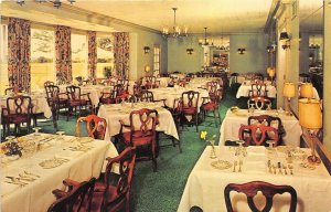 Wooster Ohio 1960s Postcard College Of Wooster Wooster Inn Dining Room Interior