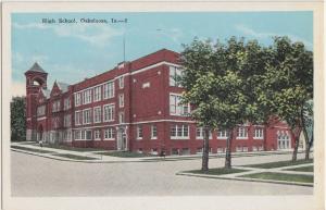 Iowa IA Postcard c1920 OSKALOOSA High School Building