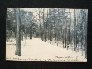 Old Postcard-Blue Hills.Metro Park System-Massachusetts