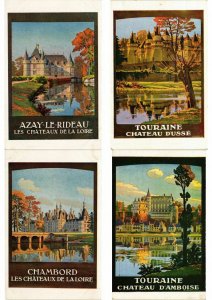 ADVERTISING TRAINS, CHEMIN DE FER POSTER STYLE 32 Vintage Postcards (L2736)