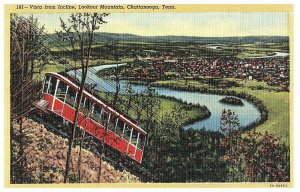 Vista from Incline, Lookout Mountain, Chattanooga, Tennessee Postcard