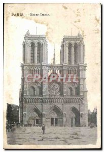 Postcard Old Paris Notre Dame