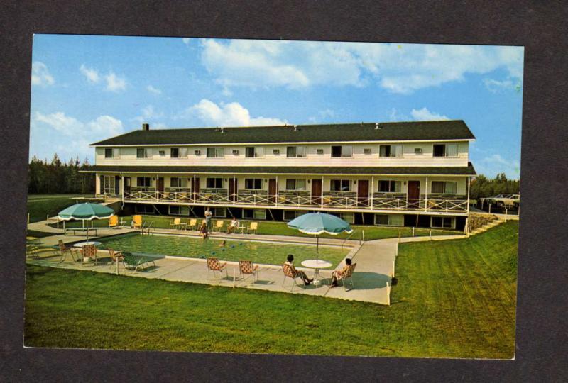 NB Wandlyn Motor Inn Motel Fredericton New Brunswick Canada Carte Postale PC