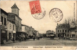 CPA VALENCE d'Agen Boulevard Victor Guilhem (89728)