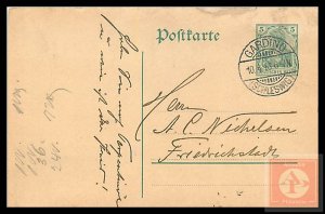 German Reichspost Postcard