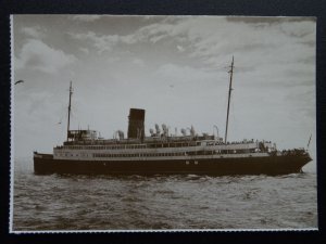 Isle of Man Steam Packet Ship T.S.S. LADY OF MANN I c1980 RP Postcard