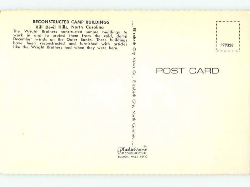 Pre-1980 WRIGHT BROTHERS BUILDINGS Kill Devil Hills - Outer Banks NC c3618